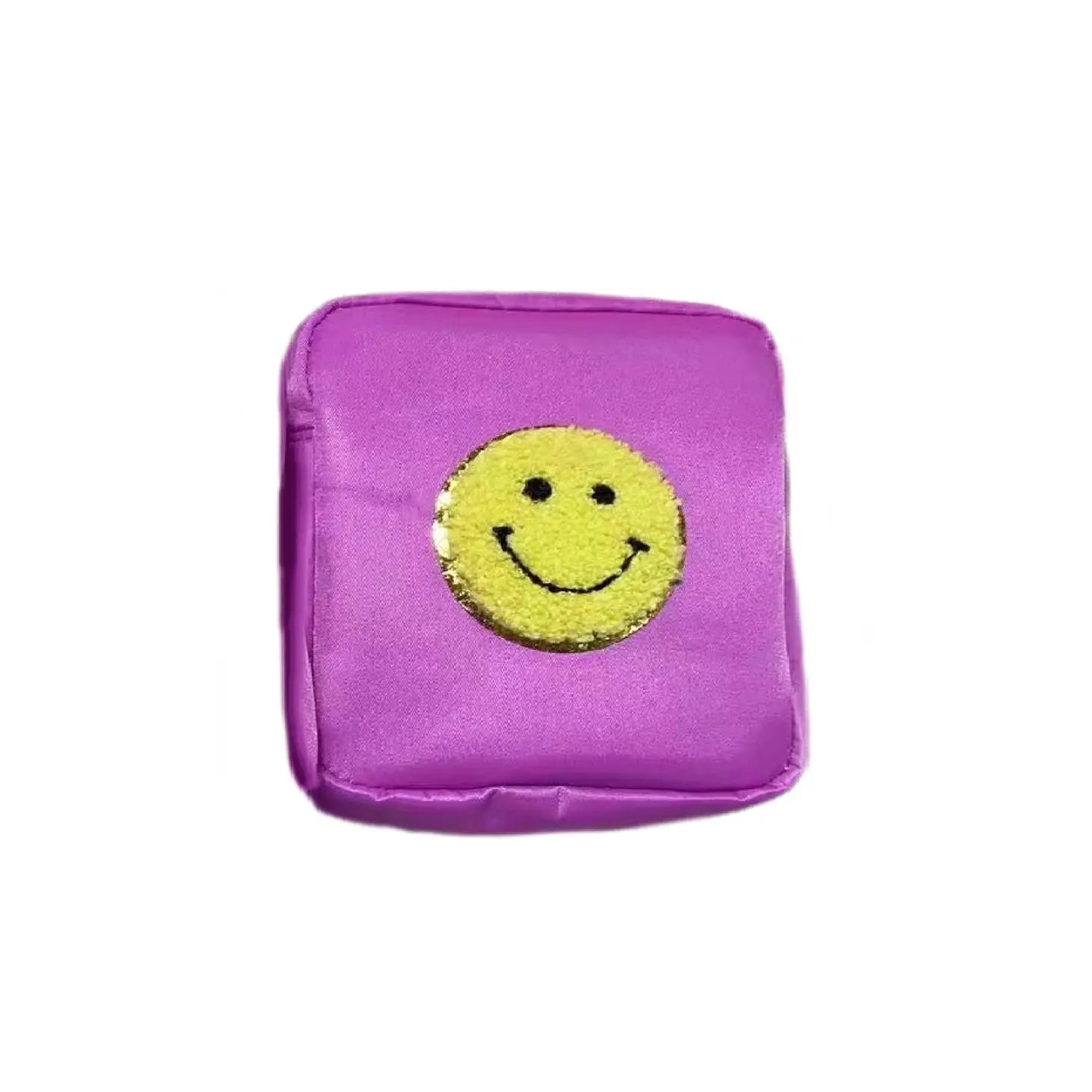 Happy Lilac Daisy Makeup Bag